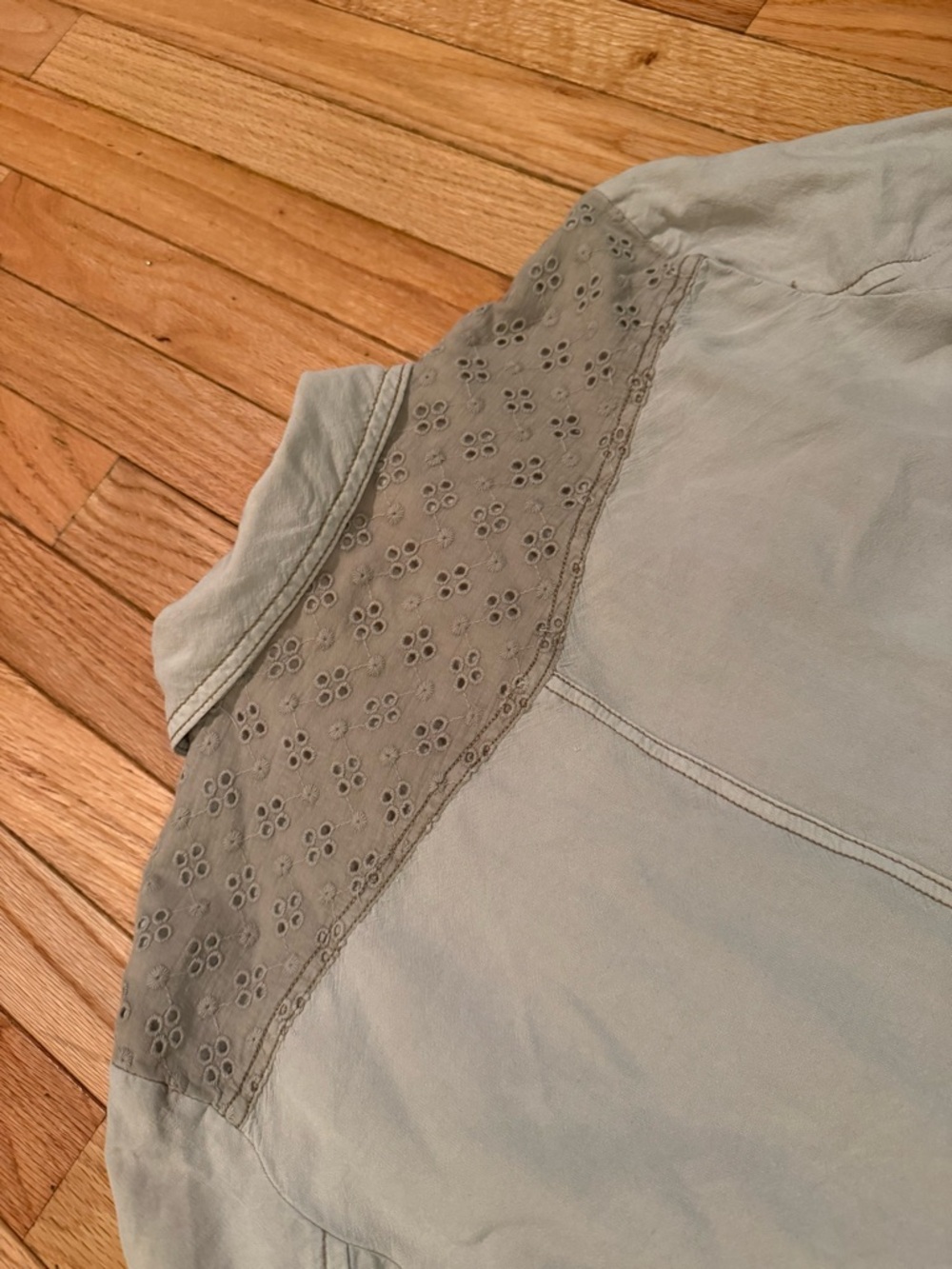 Maurices Light Tan Utility Lace Jacket Pockets travel safari size XL - Picture 7 of 10